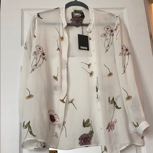 SOLD REFORMATION floral button-down